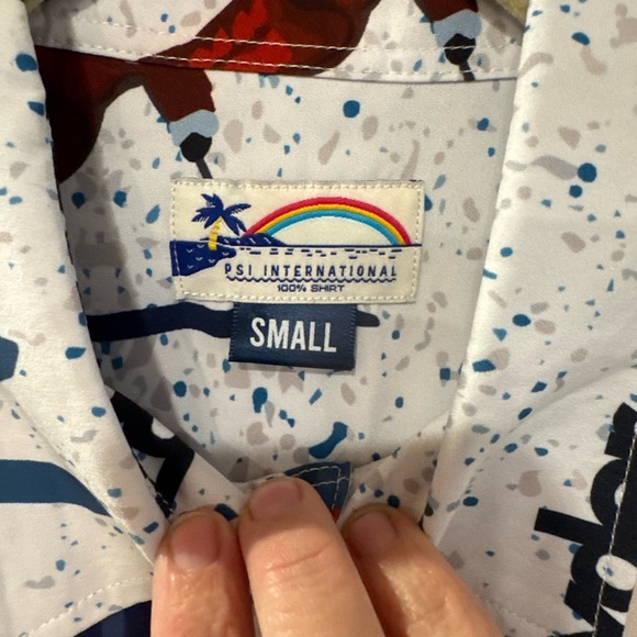 Men's Graphic Casual Button Down Shirt - Picture 7 of 15